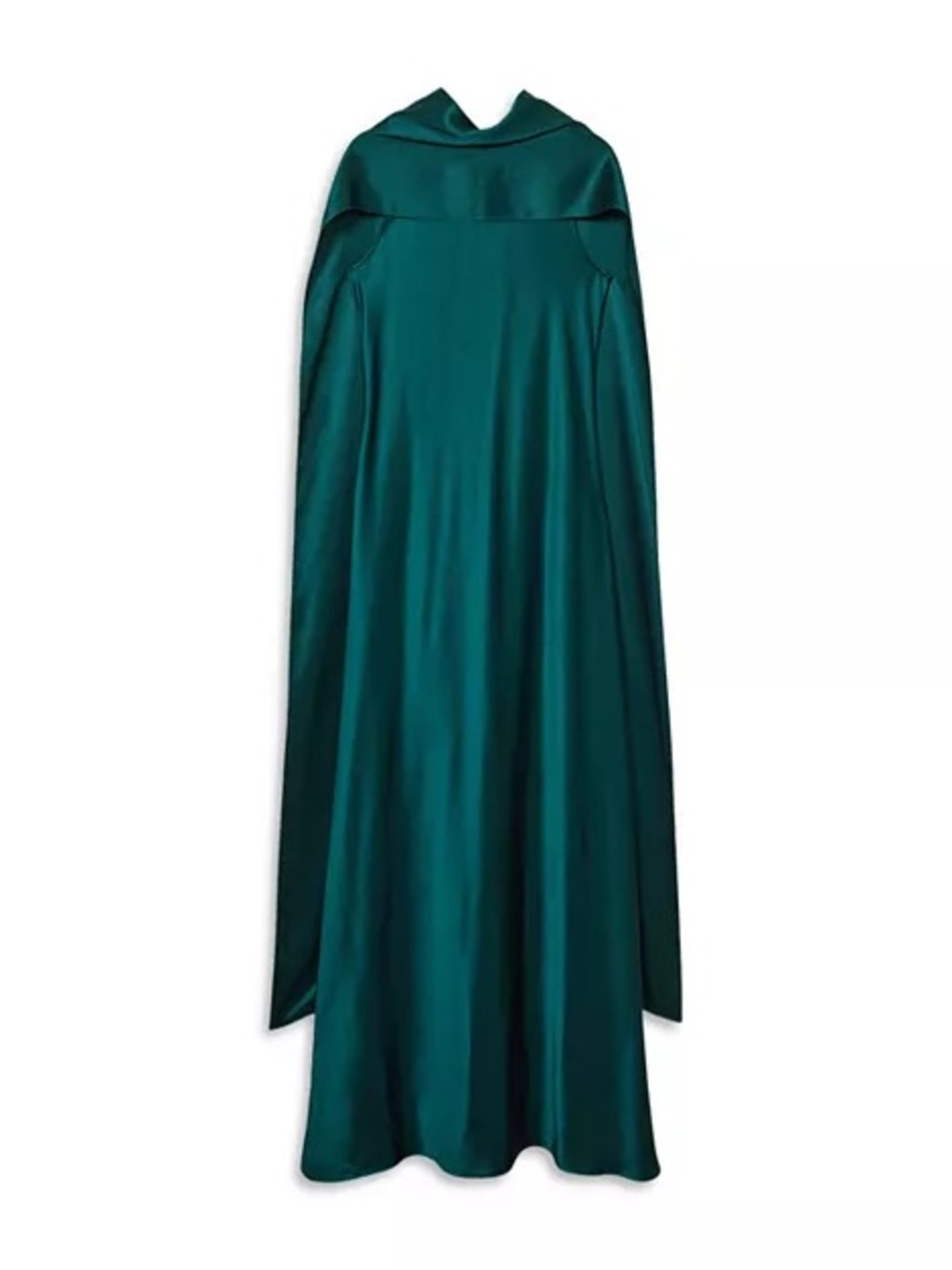 Reiss Teal Green Sleeveless Maxi Dress with Draped Back Panel - Picture 5 of 12